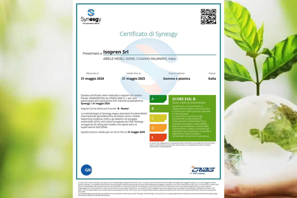 ISOPREN certificata SYNESGY