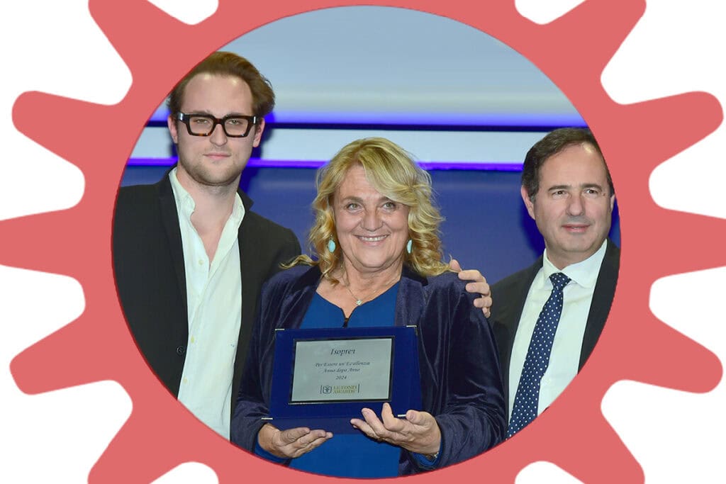 ISOPREN premiata Eccellenza negli Anni durante Le Fonti Awards